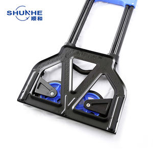 150lbs รถเข็นกระเป๋าเหล็กพับได้สองล้อแบบพกพา - Product Image 3