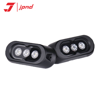 Phare avant de moto J6Pro Halo Light, projecteur super lumineux LED, halo 6 couleurs, faisceau puissant, lumière blanche, 90W, étanche IPX8