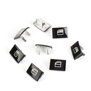 Coperchio del pulsante di <span class=keywords><strong>riparazione</strong></span> dell'interruttore del finestrino dell'<span class=keywords><strong>auto</strong></span> interruttore di controllo del vetro della porta del veicolo tappo a chiave per Mercedes Benz W221 classe S - Product Image 1