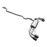 Système d'échappement en acier inoxydable 304 pour BMW 330i B48 G20 2.0T Valvetronic, échappement à soupapes, silencieux arrière