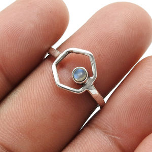 Labradorite Handmade Gemstone 925 Sterling <b>Silver</b> <b>Ring</b> for Women Party Wear Boho <b>Statement</b> Wholesale Jewelry Gift for Her OEM - Product Image 2