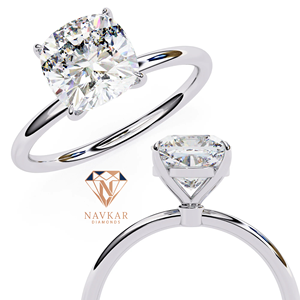 Anillo de compromiso de moissanita de alta demanda para mujer, joyería de boda, regalo, diseño sofisticado, artesanía, disponible para la venta - Product Image 1