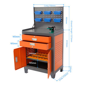 OEM desteği ile araçlar silindir kabine ile özelleştirilebilir depolama alet arabası göğüs - Product Image 5