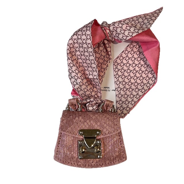 Fashion Leather Earphone Bag for AirPods Pro Cover Embossed Handbag Metal Buckle Earphone case