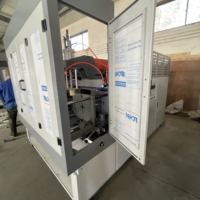 Machine d'extrusion-soufflage pour bouteilles HDPE/PP 5L, machine de moulage par soufflage pour bidons en plastique, vente en gros