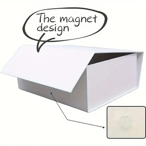 Hộp đựng hàng có thể gấp gọn, hút từ tính, vật tư cho doanh nghiệp nhỏ, ưu điểm UV, trang trí đám cưới, giấy làm thủ công - Product Image 4