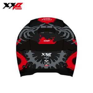Casques de moto intégraux NEUFS avec grand spoiler, double visière, boucle à dégagement rapide, tailles S-XXL, XXP KONG FRENZY DOT ABS - Product Image 4