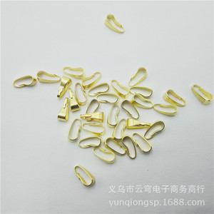 Pendentif de bijoux en fer plaqué or et argent pour la fabrication de colliers, forme triangulaire, origine Yiwu - Product Image 2