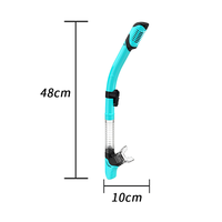 Tube respiratoire en silicone et PVC pour plongée en apnée et plongée sous-marine, vente directe d'usine, OEM, très demandé
