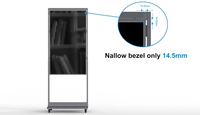 Panel LCD de 43 Pulgadas con Sistema Operativo Android, Control en la Nube, Alto Brillo, Señalización Digital para Escaparates y Promociones en Centros Comerciales