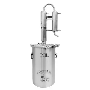 Vendita calda acciaio inox ancora birra 40 L microbirrificio cibo vino distillatore di alcol distillatore di Whisky liquore Brandy