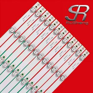 NO.3225 Bande lumineuse de rétroéclairage TV SKYTECH ST-6550US 65 pouces, authentique, neuve, MS-L2819 V1, 7 LED, substrat en aluminium - Product Image 3