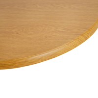 Table de salle à manger extérieure moderne 70x70 CM 700MM en Werzalit pour café, cantine, hôtel, entrée, extensible, imperméable, mobilier en bois antique