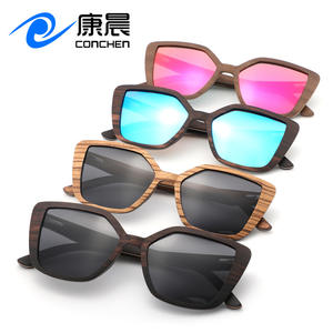 Gafas de Sol de Madera Conchen W6070 con Lentes Polarizadas TAC UV400, Protección Solar para Hombre, Estilo Pesca al Aire Libre - Product Image 5