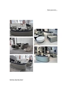 Canapé d'angle de luxe en cuir PU, design moderne pour hall d'hôtel, salle de sport, appartement, club <span class=keywords><strong>VIP</strong></span>, salon de beauté, salon - Product Image 6