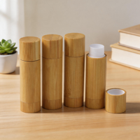 Tubes cosmétiques en bambou de 6 ml pour salon de beauté, usage domestique, écologiques, pour contenir du gloss à lèvres, du baume à lèvres