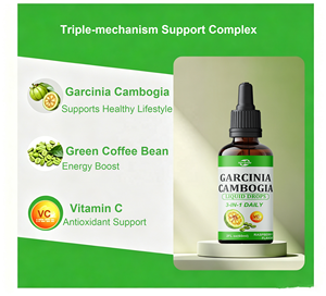 Gotas Líquidas de Garcinia Cambogia OEM 3 en 1, Extracto de Garcinia Cambogia y Granos de Café Verde con Vitamina C, Control de Peso, 60 ml - Product Image 4