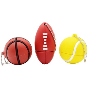Nouveau Football 64GB marron <span class=keywords><strong>clé</strong></span> <span class=keywords><strong>USB</strong></span> 64GB Childrens Memorial <span class=keywords><strong>Clé</strong></span> <span class=keywords><strong>USB</strong></span> 32GB Mignon Memory Stick 16GB Cadeaux Porte-clés Flash Drive - Product Image 2