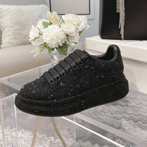 Zapatos Deportivos de Diseño de Alta Gama, Lujosos y de Alta Calidad, con Incrustaciones de Cristales y Diamantes, con Entresuela de Malla Gruesa, con Cordones - Product Image 5
