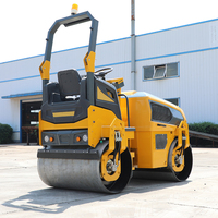 Compacteur routier mini de 500 kg à amplitude réglable et à production élevée pour machines de construction, compacteur routier de 1 tonne