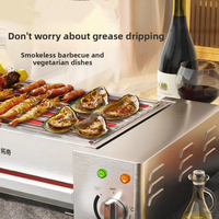 Grill électrique à température réglable de qualité supérieure, surface antiadhésive, idéal pour les dîners en famille, les soirées décontractées et la cuisine quotidienne