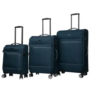 手推车新设计valise de voyage轻质软行李箱套装20/24/28英寸行李箱3件套装行李箱