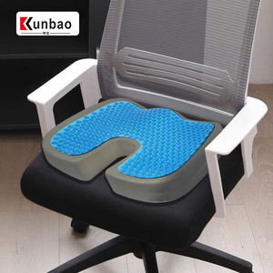 Orthopedic Chair Cushion 45*35*7/4cm Bamboo Charcoal Ice Cool Car Seat Gel Coccyx Pain Stress Relief Provides <b>Massage</b> - Product Image 5