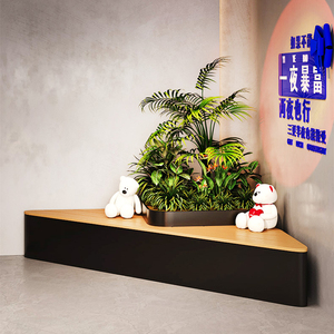 Banco para Plantar Árboles de Tamaño Personalizado, Sillas Ligeras de Fibra de Vidrio para Paradas de Autobús y Áreas de Tránsito - Product Image 6