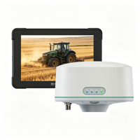 Batterie Li-ion 10000 mAh, précision de positionnement ±2,5 cm, station de base RTK robuste IP66&67 avec longue autonomie pour la navigation agricole