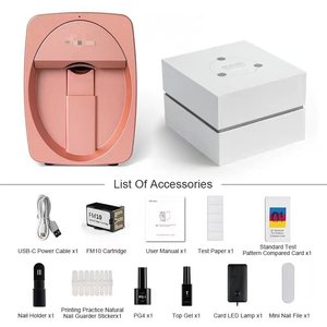 Imprimante à ongles numérique, impression 3D, Bluetooth, charge USB, appareil de bureau en plastique pour usage commercial - Product Image 6