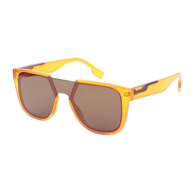 2025 Plastic Frame One-piece Lens Fashion Womens Designer Sunglasses Flat Top Mens Shades