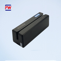 Lector/Grabador de Tarjetas Magnéticas USB de 3 Pistas para Sistemas de Control de Acceso en Hoteles y Sistemas POS, con SDK Gratuito y 10 Tarjetas Magnéticas en Blanco