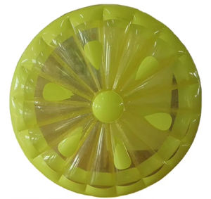 Colchón Inflable Clásico de PVC, Rectangular/Cuadrado, Transparente, Isla Flotante con Forma de Limón, Tapete Flotante para Piscina y Mar, 104 Pulgadas - Product Image 1