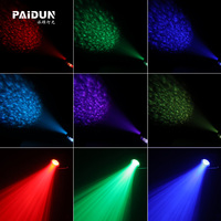 Projecteur LED Gobo à vagues d'eau 30W/50W/80W Éclairage de scène coloré E27 Base DMX512 Mode de contrôle Équipement d'éclairage de scène