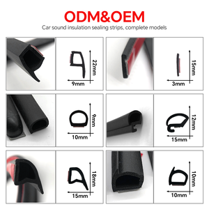Tira de Sellado Autoadhesiva de EPDM de 3M <span class=keywords><strong>para</strong></span> Puertas de Automóviles, Sellos de Goma, Aislamiento Acústico y Anti-Ruido, Impermeable, a Prueba de Polvo, Cortable, OEM ODM - Product Image 2