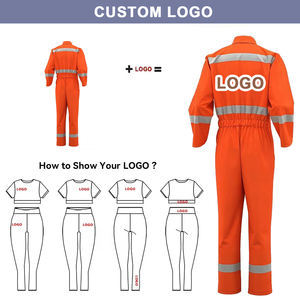 Tùy chỉnh Hi-VIS xây dựng phù hợp với người đàn ông của thợ điện bảo hộ lao động cao phản chiếu tổng thể Coverall làm việc đồng phục - Product Image 2