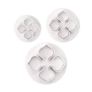 Ensemble d'ustensiles de pâtisserie en plastique, outils <span class=keywords><strong>à</strong></span> poussoir pour fondant et biscuits, poussoir <span class=keywords><strong>à</strong></span> fondant <span class=keywords><strong>à</strong></span> ressort en forme de fleur - Product Image 1
