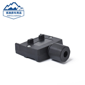 7 Pin <b>12V</b> Flat Connector <b>Plug</b> Black Plastic Truck Wiring Trailer RV Signal Light Display Accessory - Product Image 3