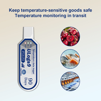 Registrador de Datos de Temperatura USB de Un Solo Uso con Carcasa de Plástico para Almacenamiento en Frío y Transporte Farmacéutico