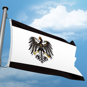 Bandera de Prusia (1892-1918) de 3x5 Pies, Diseño de Ángel, Bandera Decorativa Personalizada de Tela de Poliéster, Bandera Promocional Digital - Product Image 1