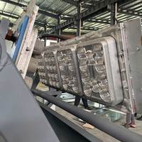 Mesin Pembentuk Pulp Kertas Otomatis Youngbamboo PLC Pompa Bantalan Motor Mesin Kapasitas Tinggi untuk Nampan Telur (220/380V) 2 Tahun