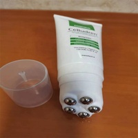 Kemasan kosmetik PE Perawatan Tubuh Losion Krim Tangan Roller bola tabung pijat untuk minyak esensi