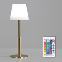 RVB trois couleurs atmosphère créative télécommande fer étanche pour Camping en plein air lampe de Table chambre salon chevet