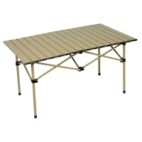 Table de pique-nique portable moderne en fer, étanche, réglable en hauteur, pliable, pour le camping, le jardin, la plage