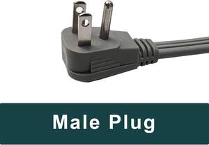 <span class=keywords><strong>Rallonge</strong></span> électrique robuste EP de 1,8 m, calibre 14, <span class=keywords><strong>pour</strong></span> climatiseurs, réfrigérateurs, lave-linge, usage intérieur, gris - Product Image 4