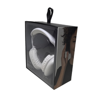 Boîte cadeau personnalisée en papier avec languette de suspension pour emballage de produits électroniques, écouteurs et accessoires