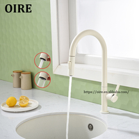 Robinet de cuisine et de salle de bain monocommande à eau froide et chaude, style classique, avec douchette extractible, pour hôtels, fabriqué en Chine