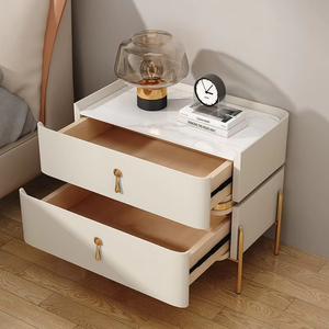 Table <span class=keywords><strong>de</strong></span> <span class=keywords><strong>chevet</strong></span> <span class=keywords><strong>de</strong></span> luxe blanc crème bon marché <span class=keywords><strong>Tables</strong></span> <span class=keywords><strong>de</strong></span> <span class=keywords><strong>chevet</strong></span> à tiroirs simples en bois massif avec pieds en or Table <span class=keywords><strong>de</strong></span> <span class=keywords><strong>chevet</strong></span> pour meubles <span class=keywords><strong>de</strong></span> chambre à coucher - Product Image 3