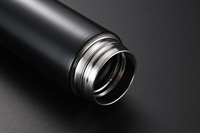 Gobelet isotherme à double paroi 500 ml en acier inoxydable, bouteille d'eau intelligente avec couvercle à affichage LED de la température