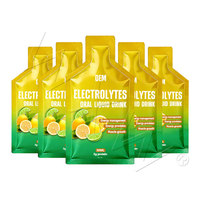Sachet d'électrolytes portable liquide oral - Réhydrate et reconstitue le sodium et le potassium pour la récupération après la déshydratation - Direct usine